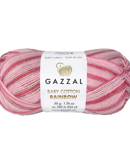 BABY COTTON RAİNBOW 482 (PAKET 10 ADET) BABY COTTON RAİNBOW 482 (PAKET 10 ADET)